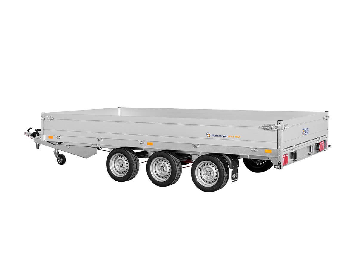 Saris Pritschenhochlader PL 506 204 3500 3 HD – Heavy Duty – Ladefläche 406 × 204 cm – 3500 kg – 3-Achser – Ansicht 2