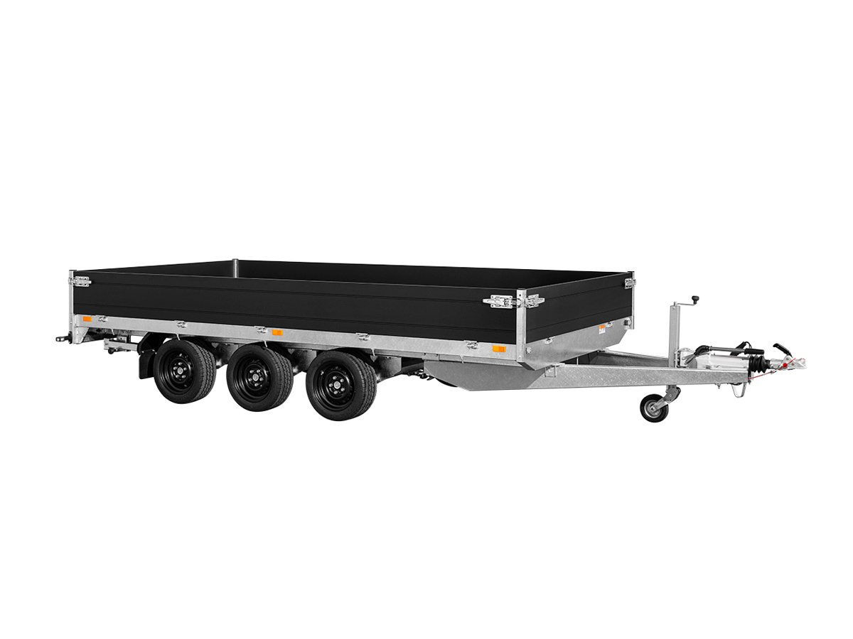 Saris Pritschenhochlader PL 506 204 3500 3 HD – Heavy Duty – Ladefläche 406 × 204 cm – 3500 kg – 3-Achser – Ansicht 3