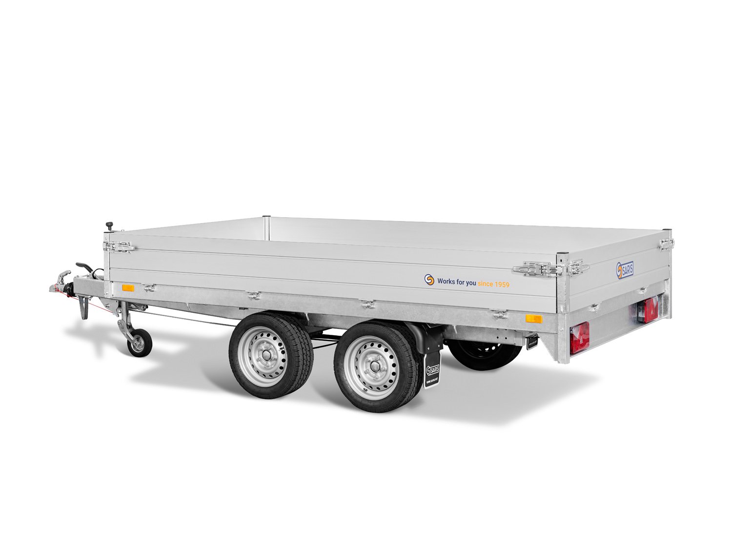 Saris Rückwärtskipper K1 306 170 2700 2 – doppelwirkende Handpumpe – Ladefläche 306 × 170 cm – 2700 kg – Tandemachser – Ansicht 4
