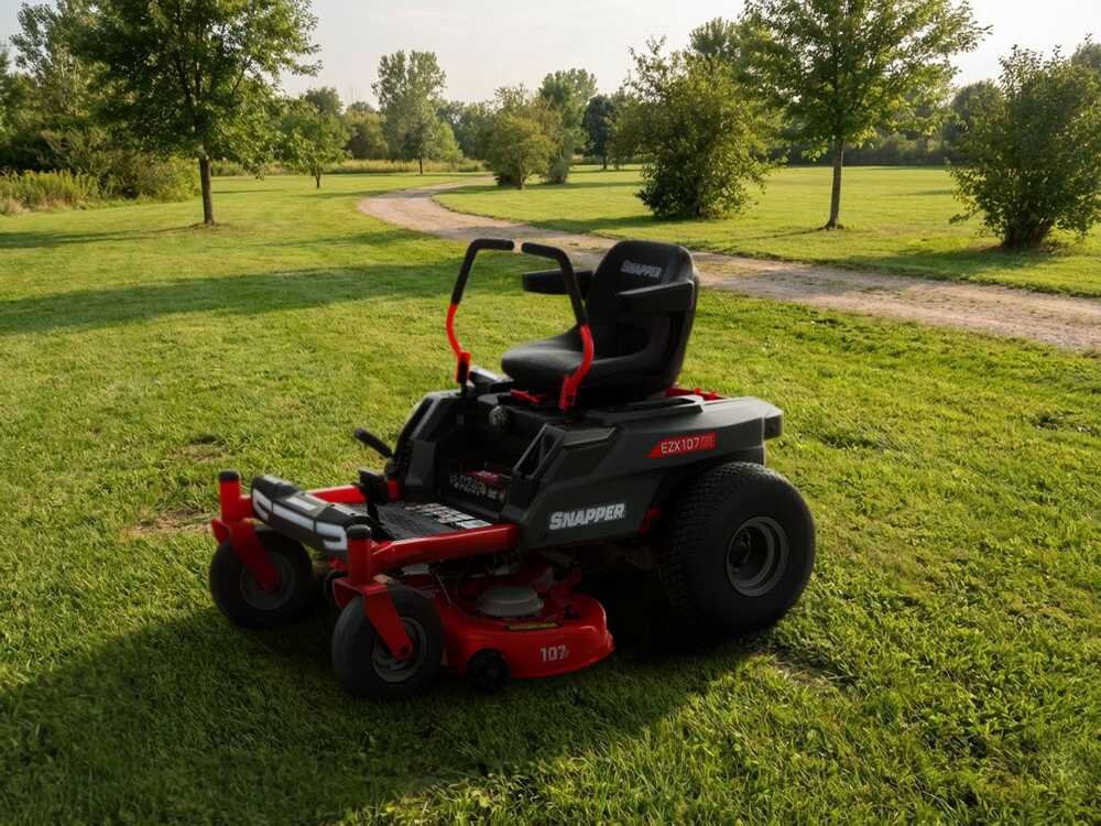 Snapper EZX107 Nullwendekreismäher – 107 cm Schnittbreite – Automatisch – mit Fangkorb – Ansicht 2