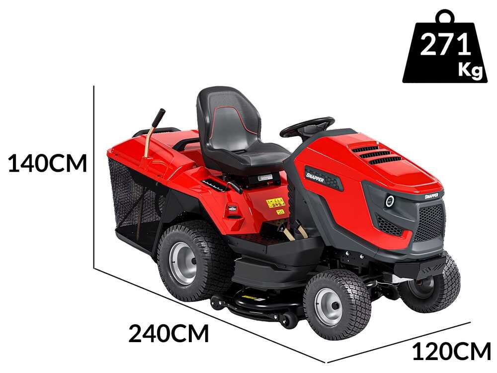 Snapper RTX102 Rasentraktor – 102 cm Schnittbreite – Hydrostatik – Fangkorb 320 l – Ansicht 2