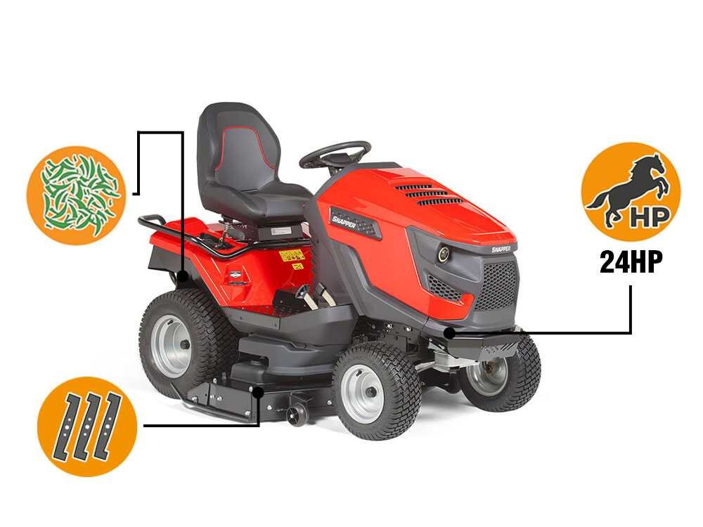 Snapper STX122 Rasentraktor – 122 cm Schnittbreite – Hydrostatik – mit Mulchfunktion – Ansicht 4