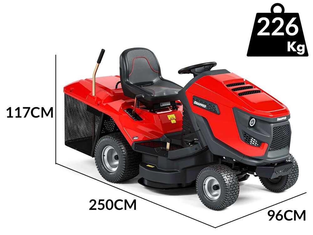 Snapper RPX92 Rasentraktor – 92 cm Schnittbreite – Hydrostatik – Fangkorb 300 l – Ansicht 3