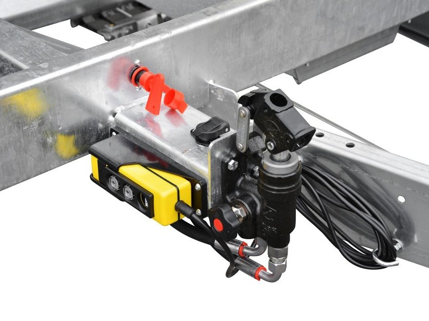 STEMA 3-Seiten-Kipper SHDK 35-36-20.2B TRIUS – E-Pumpe, Zentralrohr – Ladefläche 362 × 204 cm – 3500 kg – Tandemachser – Ansicht 4