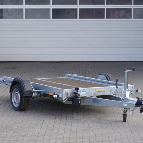 STEMA Absenkanhänger WOM 1300 STS XT O2 13-25-15.1 – Absenkanhänger 100km/h – Ladefläche 251 × 153 cm – 1300 kg – Einachser – Ansicht 1