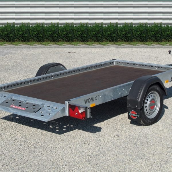 STEMA Absenkanhänger WOM XT 750 STS O1 7.5-25-13.1 – Absenkanhänger ungebremst – Ladefläche 251 × 128 cm – 750 kg – Einachser – Ansicht 1