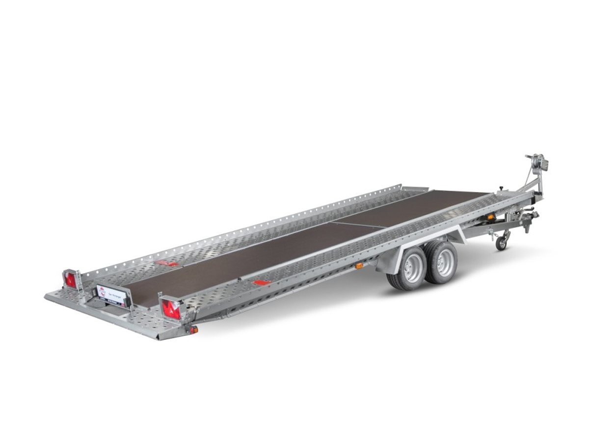 STEMA Autotransporter ATH 27-49-21.2 ATOUR Grande – incl. Seilwindenbock – Ladefläche 490 × 203 cm – 2700 kg – Tandemachser – Ansicht 1
