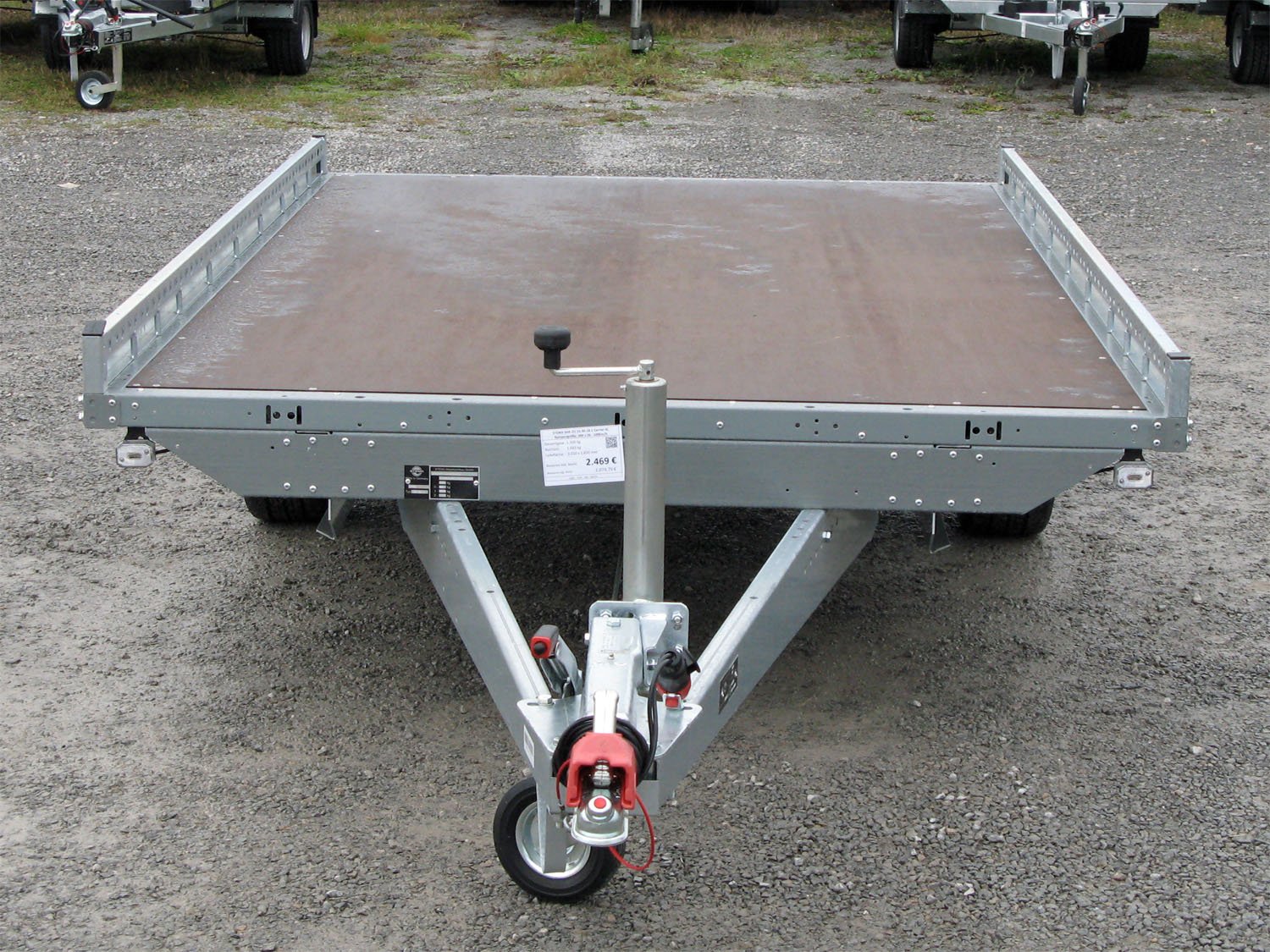 STEMA Autotransporter SHA O2 15-30-18.1 Carrier XL – Rampengröße: 260 x 26 - 100km/h – Ladefläche 301 × 183 cm – 1500 kg – Einachser – Ansicht 2