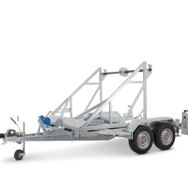 STEMA Kabeltrommelanhänger KT O2 27-30-25.2 – Kabeltrommelanhänger – Ladefläche 260 × 174 cm – 2700 kg – Tandemachser – Ansicht 1