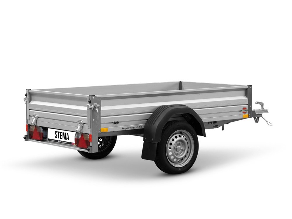 STEMA Kastenanhänger FT 10-20-10.1B – Ladefläche 201 × 108 cm – 1000 kg – Einachser – Ansicht 1