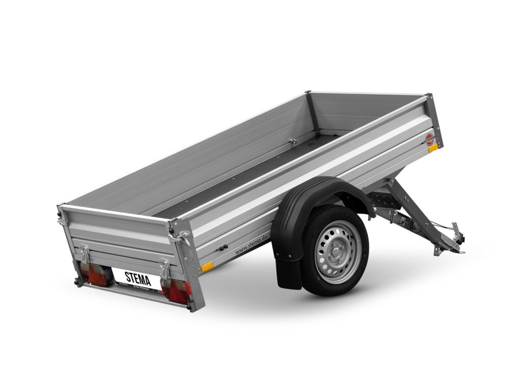 STEMA Kastenanhänger FT 7.5-20-10.1A – Alu Kippdeichsel – Ladefläche 201 × 108 cm – 750 kg – Einachser – Ansicht 1