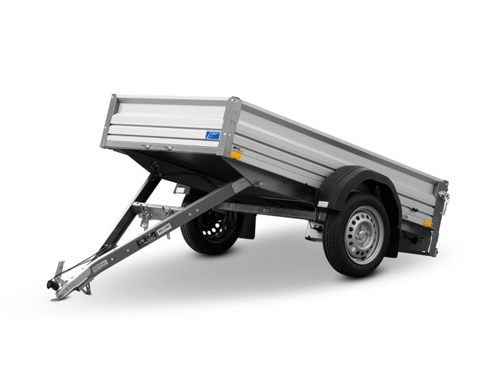STEMA Kastenanhänger FT 7.5-20-10.1A – Alu Kippdeichsel – Ladefläche 201 × 108 cm – 750 kg – Einachser – Ansicht 2