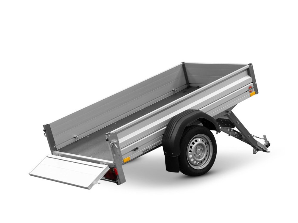 STEMA Kastenanhänger FT 7.5-20-10.1A – Alu Kippdeichsel – Ladefläche 201 × 108 cm – 750 kg – Einachser – Ansicht 3