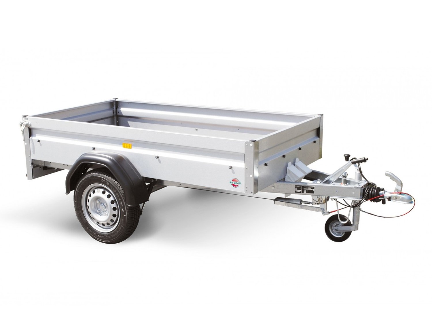 STEMA Kastenanhänger FT 7.5G-20-10.1B – 750 kg gebremst 100km/h – Ladefläche 201 × 108 cm – 750 kg – Einachser – Ansicht 1