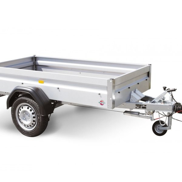 STEMA Kastenanhänger FT 8.5-20-10.1B – Planenset 80cm Stützen, Diebstahlsicherung – Ladefläche 201 × 108 cm – 850 kg – Einachser – Ansicht 1
