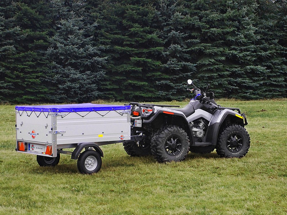 STEMA Kastenanhänger mini 350 – Ladefläche 134 × 108 cm – 350 kg – Einachser – Ansicht 3