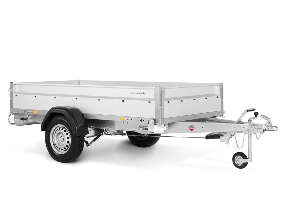 STEMA Kastenanhänger STL 1500 O2 15-25-15.1 COC – Ladefläche 251 × 153 cm – 1500 kg – Einachser – Ansicht 1