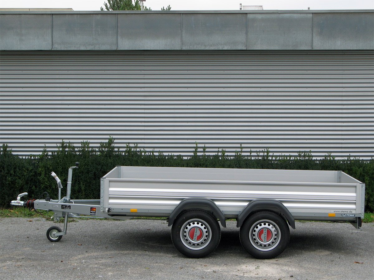 STEMA Kastenanhänger STL 2000 O2 20-30-15.2 ALU – Tandem Alu – Ladefläche 301 × 153 cm – 2000 kg – Tandemachser – Ansicht 2