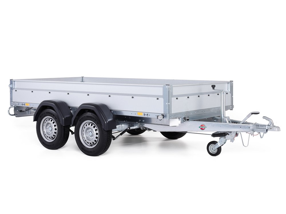 STEMA Kastenanhänger STL 2000 O2 20-30-15.2 COC – Tandem gebremst – Ladefläche 301 × 153 cm – 2000 kg – Tandemachser – Ansicht 1