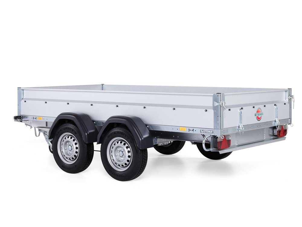 STEMA Kastenanhänger STL 2000 O2 20-30-15.2 COC – Tandem gebremst – Ladefläche 301 × 153 cm – 2000 kg – Tandemachser – Ansicht 2