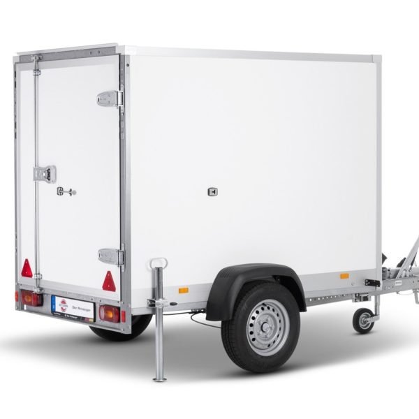 STEMA Kofferanhänger P-BOX STPK O2 13-21-13.1.P15.1 – Hecktür – Ladefläche 214 × 132 cm – 1300 kg – Einachser – Ansicht 1