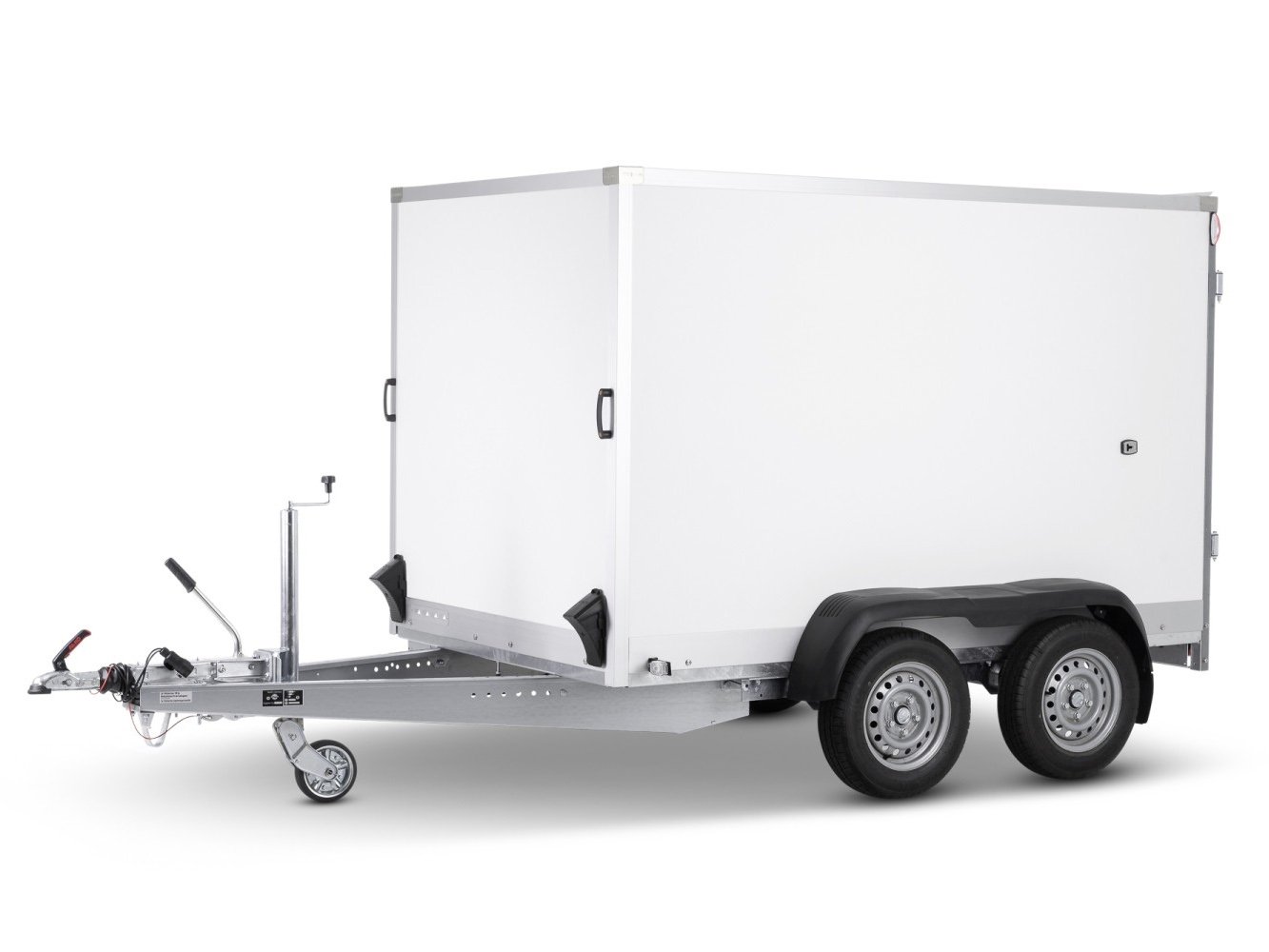 STEMA Kofferanhänger P-BOX STPK O2 27-25-15.2.P15.1 – Rampe – Ladefläche 255 × 157 cm – 2700 kg – Tandemachser – Ansicht 2