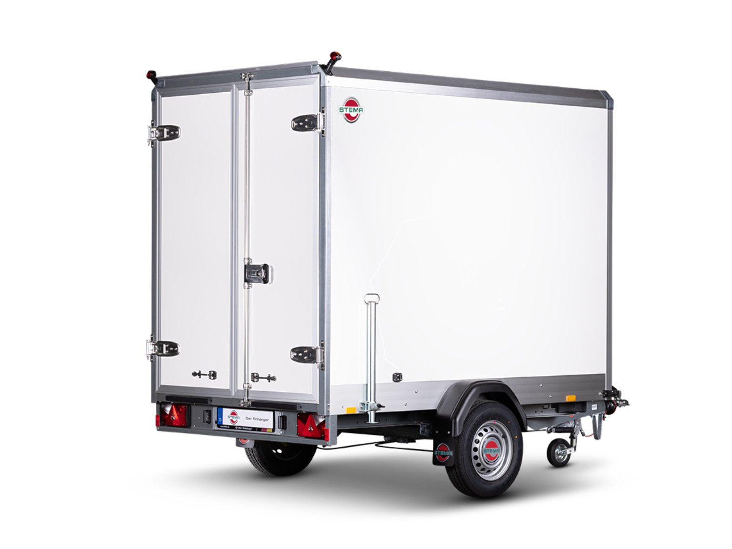 STEMA Kofferanhänger S-BOX STPK O2 13-30-15.1.S18.2 – Ladefläche 300 × 149 cm – 1300 kg – Einachser – Ansicht 2