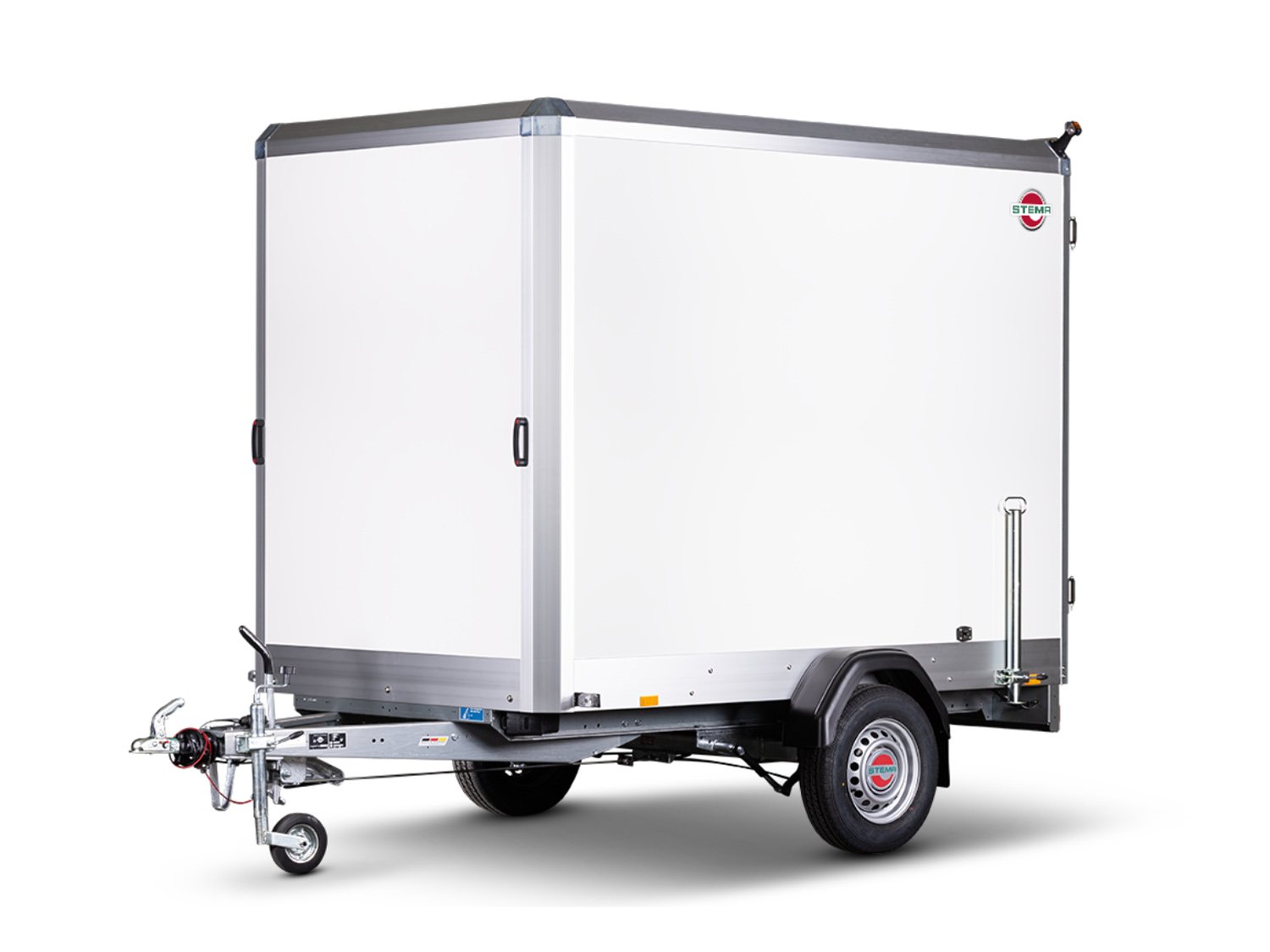 STEMA Kofferanhänger S-BOX STPK O2 15-30-15.1.S18.2 – Ladefläche 300 × 149 cm – 1500 kg – Einachser – Ansicht 1