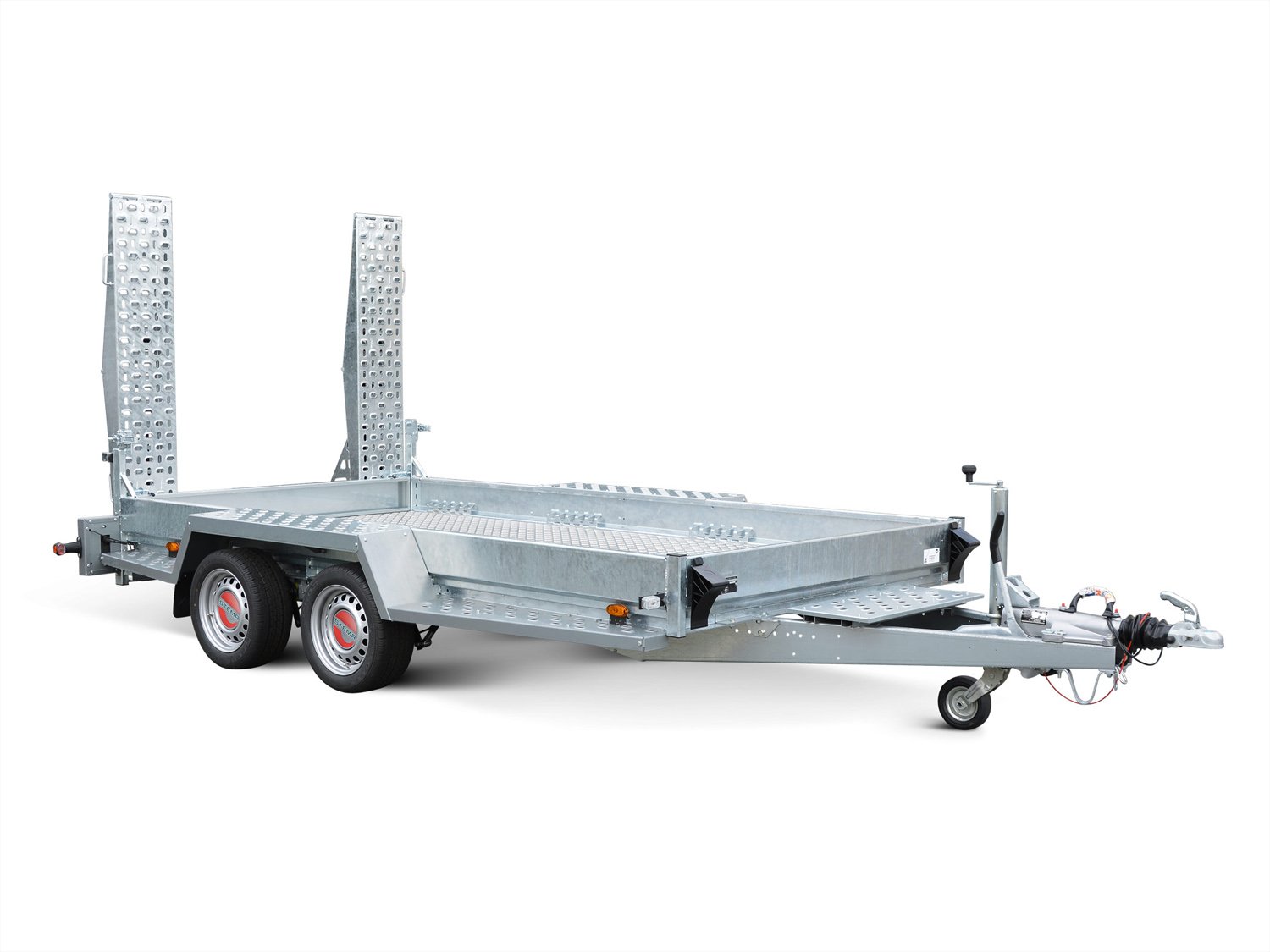 STEMA Maschinentransporter BMAT O2 25-30-14.2 – Ladefläche 301 × 140 cm – 2500 kg – Tandemachser – Ansicht 1