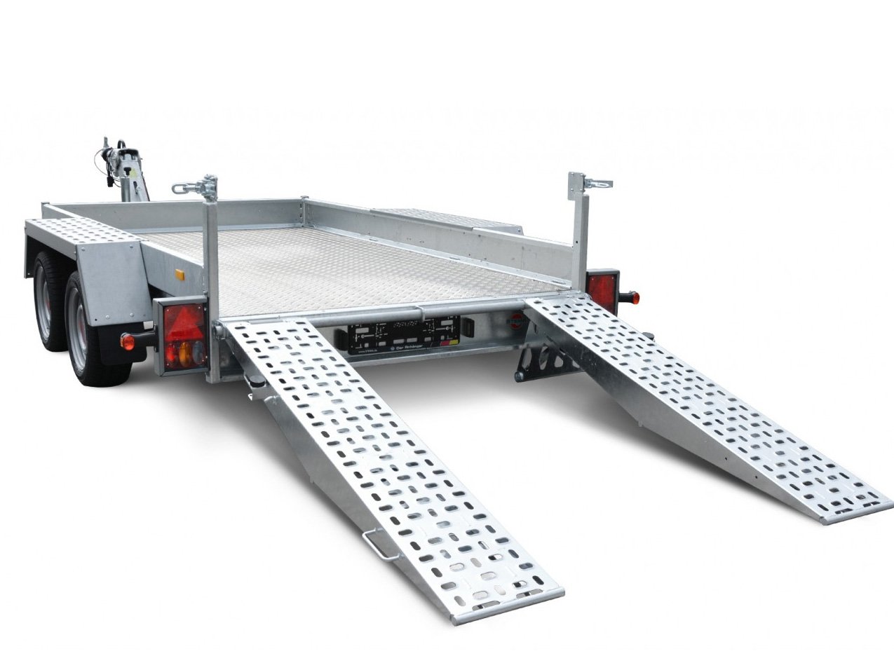 STEMA Maschinentransporter BMAT O2 27-30-14.2 – Kompakt nur 1400 mm Innenbreite – Ladefläche 301 × 140 cm – 2700 kg – Tandemachser – Ansicht 2