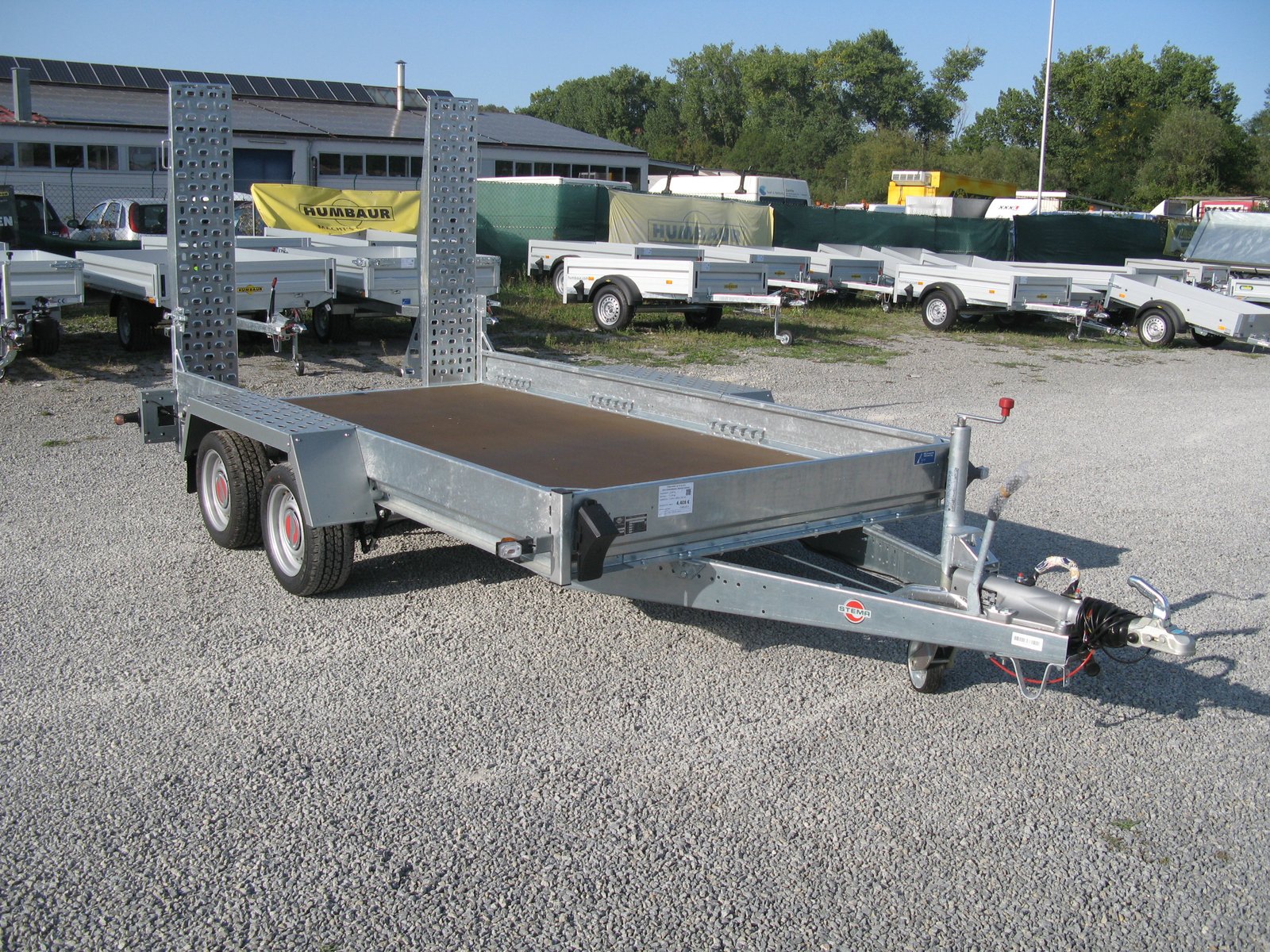 STEMA Maschinentransporter BMAT O2 35-36-18.2 – Ladefläche 354 × 180 cm – 3500 kg – Tandemachser – Ansicht 1
