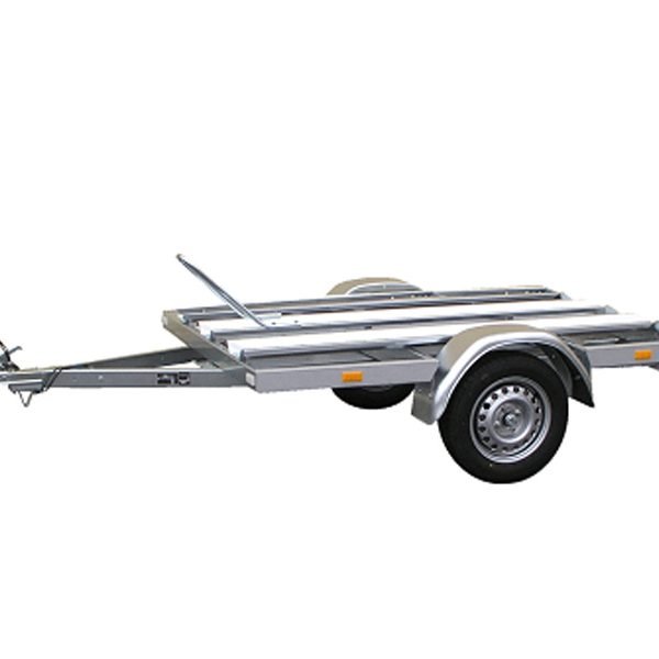 STEMA Motorradtransporter MT 750 BS1 – 1 Standschiene – Ladefläche 194 × 108 cm – 750 kg – Einachser – Ansicht 1