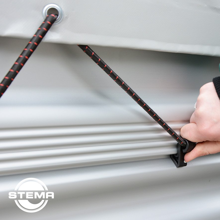 STEMA Pritschenhochlader SH O1 7.5-25-13.2 – Alu-Bordwand – Ladefläche 251 × 128 cm – 750 kg – Tandemachser – Ansicht 3