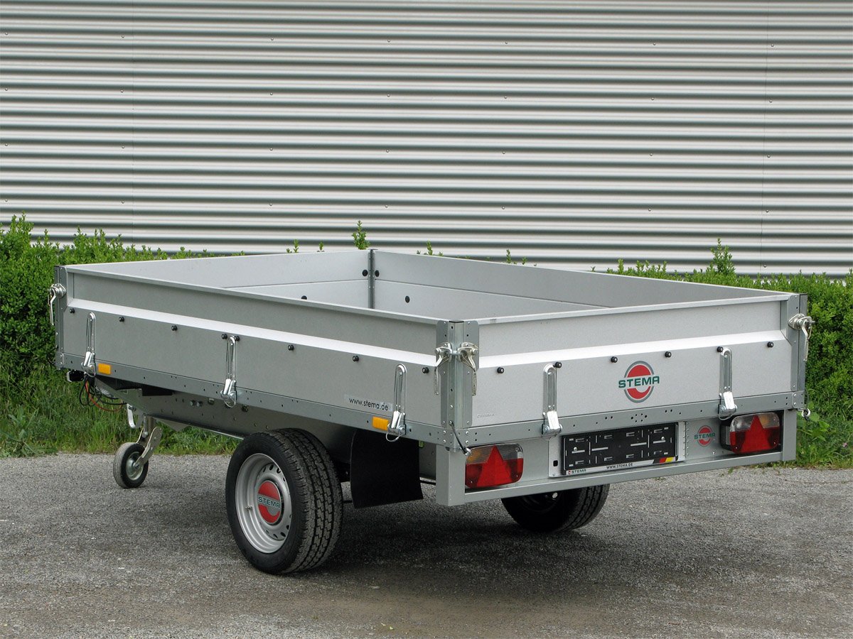STEMA Pritschenhochlader SH O2 15-25-15.1 – 100km/h – Ladefläche 251 × 153 cm – 1500 kg – Einachser – Ansicht 2