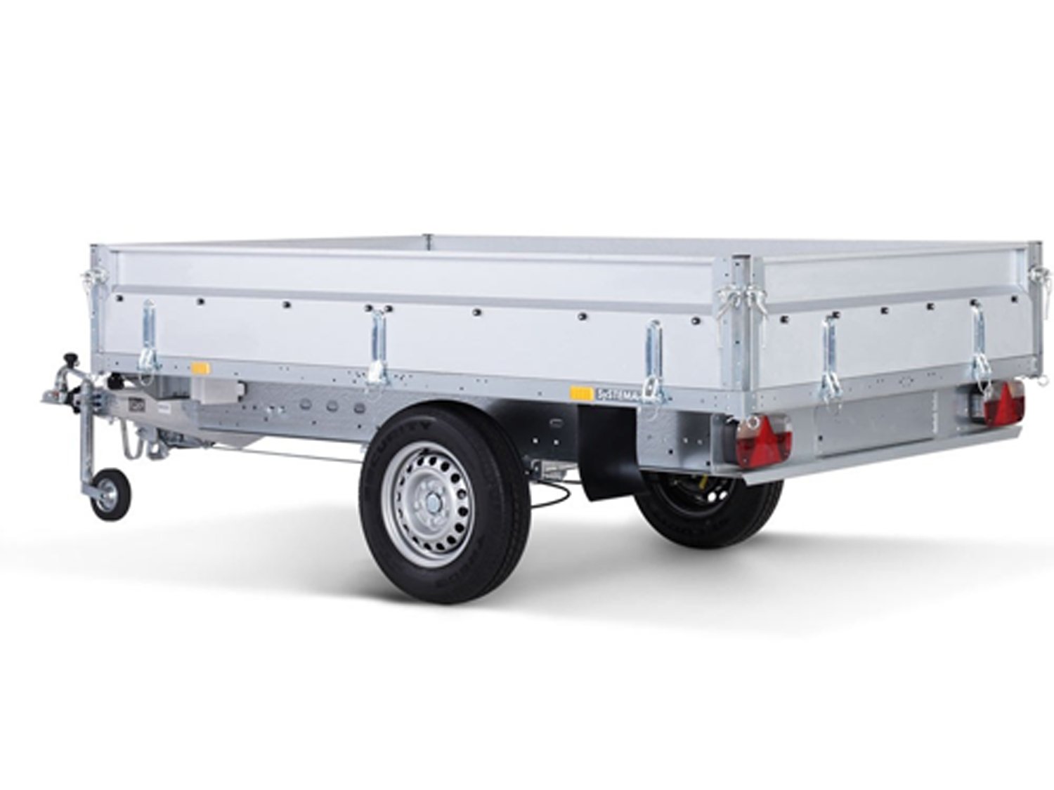 STEMA Pritschenhochlader SHP O2 35-30-18.2 – Beplankung – Ladefläche 301 × 183 cm – 3500 kg – Tandemachser – Ansicht 1