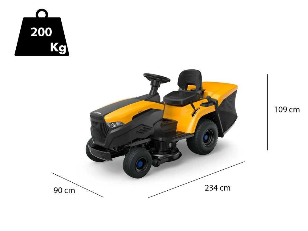 Stiga Estate 384e Akku-Rasentraktor – 84 cm Schnittbreite – Automatisch – mit Fangkorb – Ansicht 2