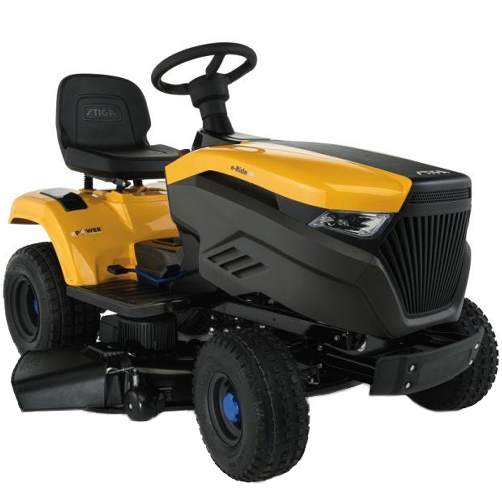 Stiga e-Ride S300 Akku-Rasentraktor – 98 cm Schnittbreite – Automatisch – Ansicht 1