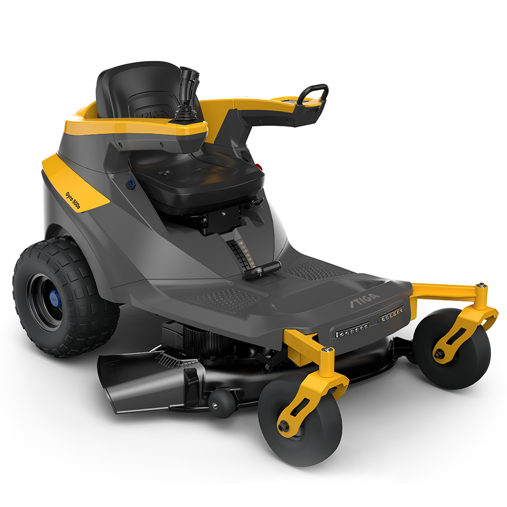 Stiga Gyro 500e Akku-Rasentraktor – 98 cm Schnittbreite – Automatisch – Ansicht 1