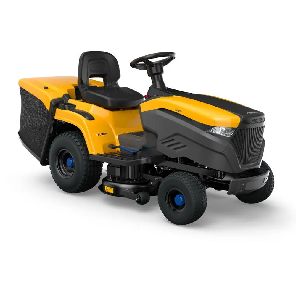 Stiga Estate 798e Akku-Rasentraktor – 98 cm Schnittbreite – Automatisch – mit Fangkorb – Ansicht 1