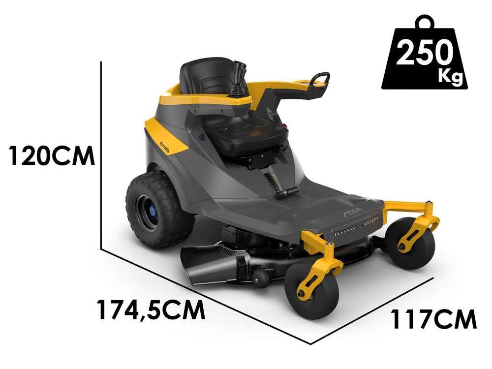 Stiga Gyro 500e Akku-Rasentraktor – 98 cm Schnittbreite – Automatisch – Ansicht 4