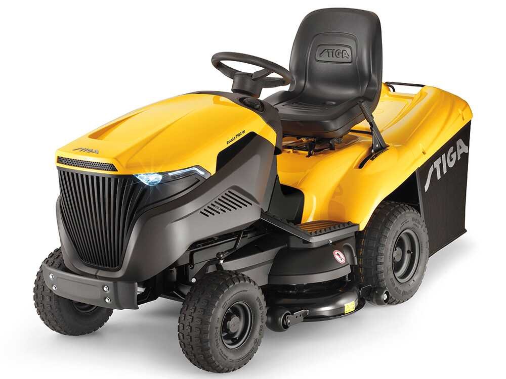 Stiga Estate 7102 W Aufsitzmäher – 102 cm Schnittbreite – Hydrostatik – Fangkorb 300 l – Ansicht 3