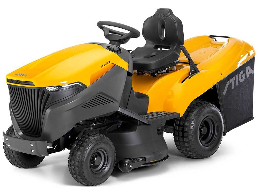 Stiga Estate 798 W Aufsitzmäher – 98 cm Schnittbreite – Hydrostatik – Fangkorb 300 l – Ansicht 3