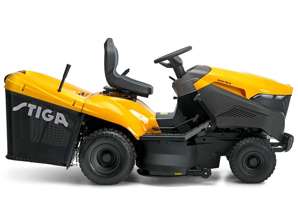 Stiga Estate 798 W Aufsitzmäher – 98 cm Schnittbreite – Hydrostatik – Fangkorb 300 l – Ansicht 4