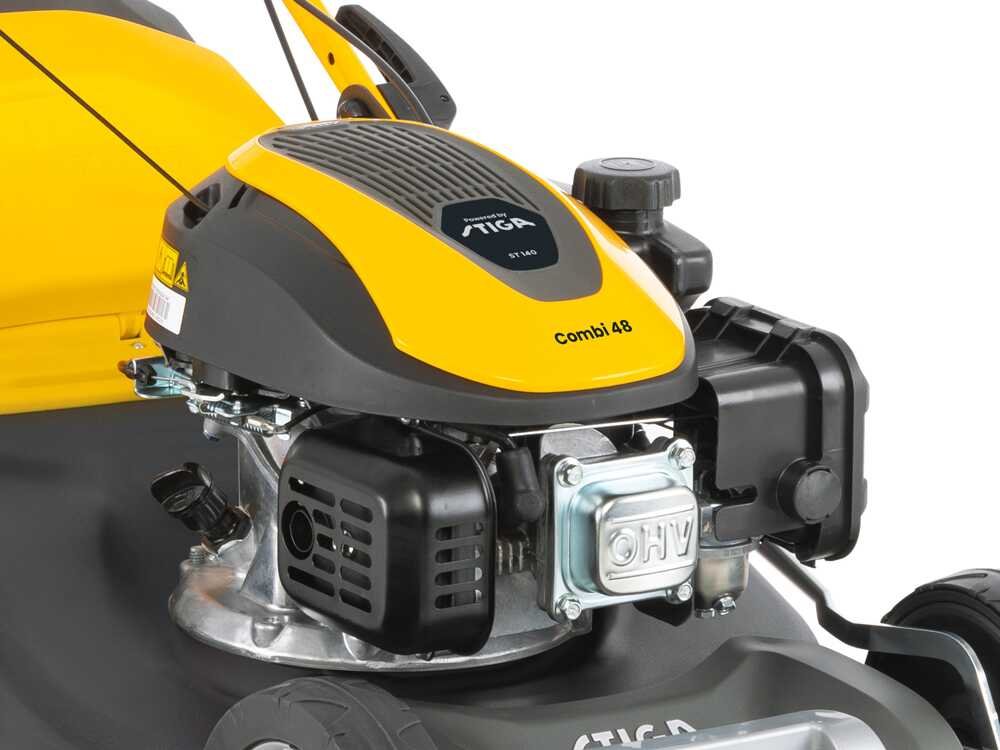 Stiga Combi 48 Benzin-Rasenmäher – 46 cm Schnittbreite – zum Schieben – mit Fangkorb – Ansicht 3