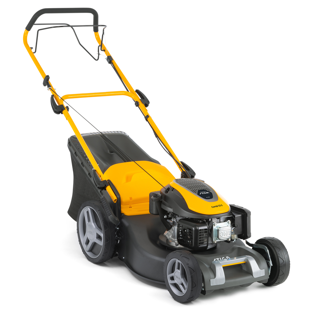 Stiga Combi 53 S Benzin-Rasenmäher – 51 cm Schnittbreite – Heckantrieb – mit Fangkorb – Ansicht 1