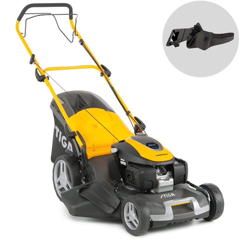 Stiga Combi 55 SQ H Benzin-Rasenmäher – 53 cm Schnittbreite – Heckantrieb – mit Fangkorb – Ansicht 1