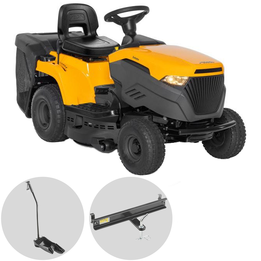 Stiga Estate 384 M Rasentraktor – 84 cm Schnittbreite – Mechanisch – Fangkorb 200 l – Ansicht 1
