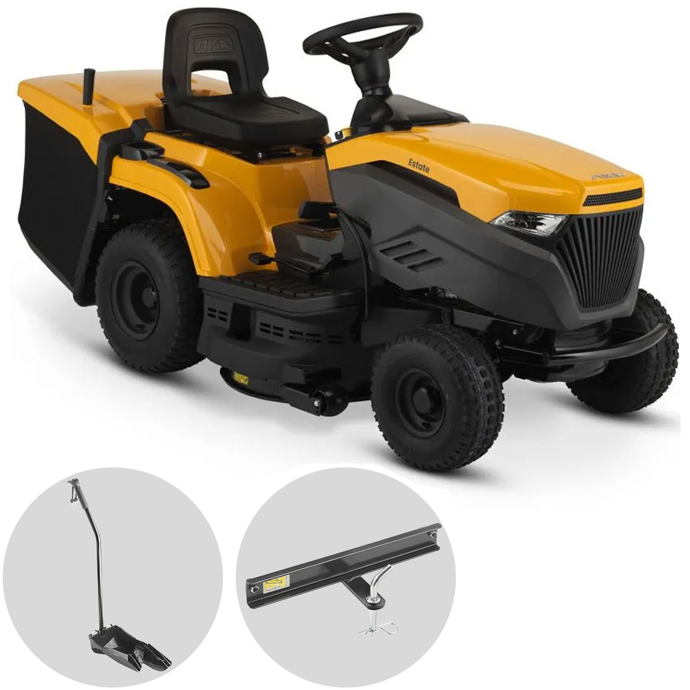 Stiga Estate 384 Rasentraktor – 84 cm Schnittbreite – Hydrostatik – Fangkorb 240 l – Ansicht 1
