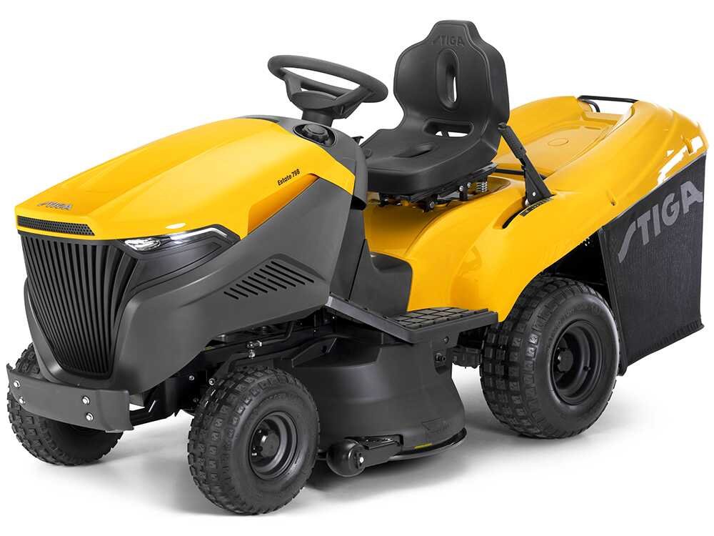 Stiga Estate 798 Rasentraktor – 98 cm Schnittbreite – Hydrostatik – Fangkorb 300 l – Ansicht 3