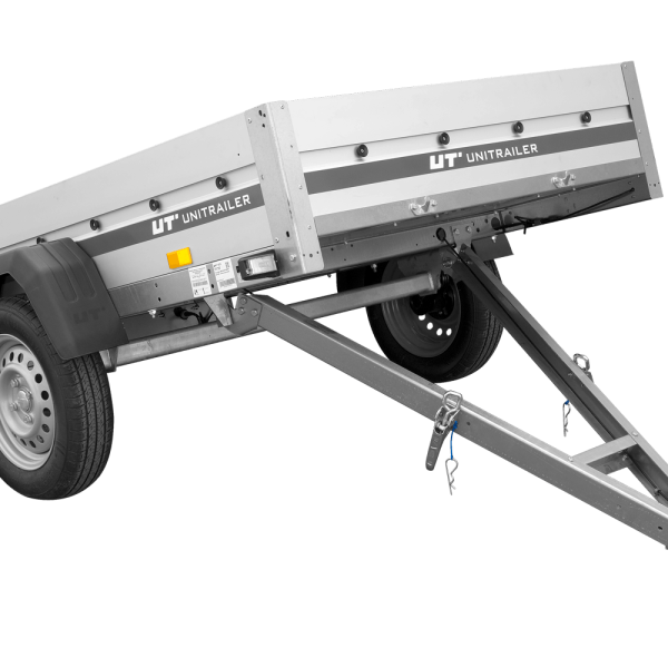 UNITRAILER Garden 201 KIPP ALU – PKW-Anhänger 201 × 125,6 cm – 750 kg – Einachser – Ansicht 1